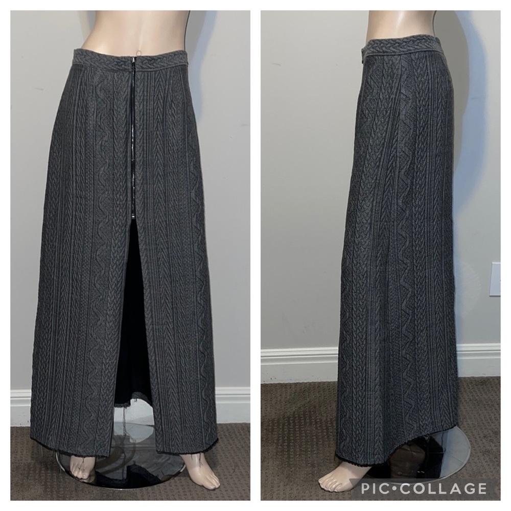 Sea New York Long Zip Front Skirt 6